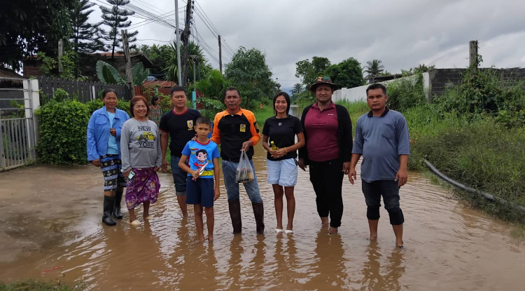 แก้ไขปัญหาน้ำท่วมขังซอยศาลากลางบ้าน หมู่ 1 บ้านนายางกลัก