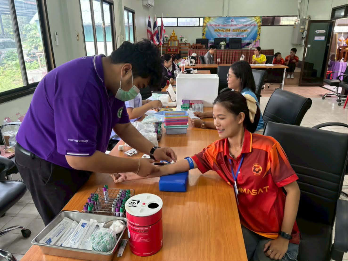 โครงการตรวจสุขภาพประจำปีงบประมาณ 2568