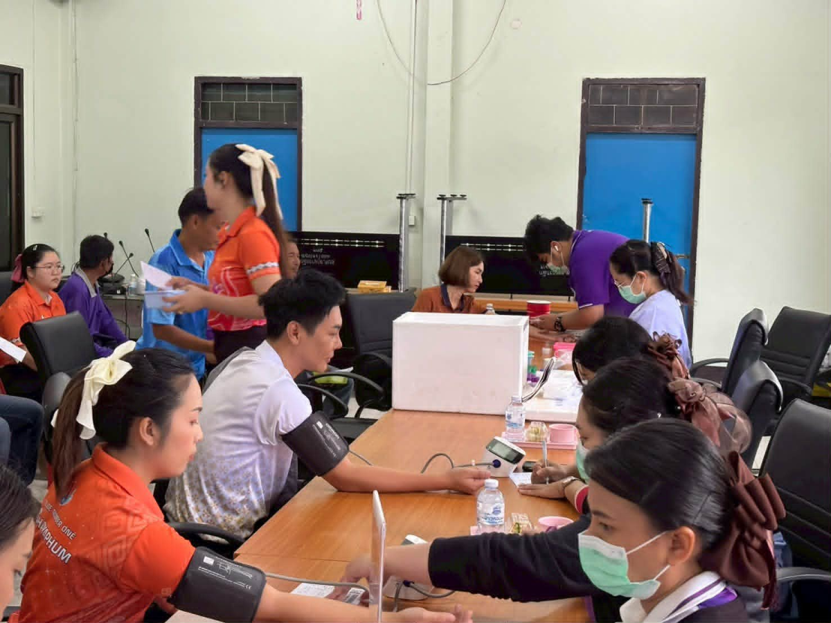 โครงการตรวจสุขภาพประจำปีงบประมาณ 2568