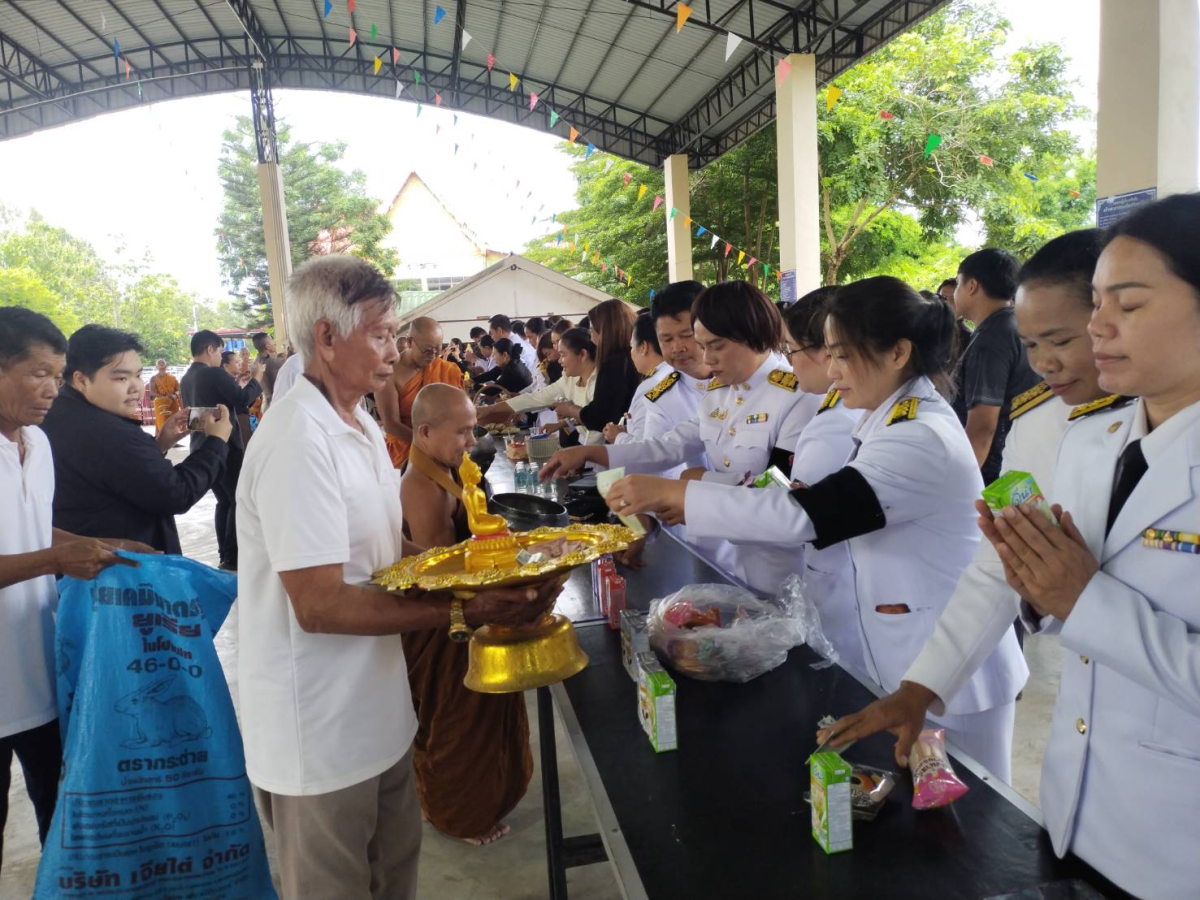 พิธีบำเพ็ญกุศล ในวาระครบ ๗ วัน (สัตตมวาร) แห่งการสิ้นพระชนม์ ถวายเป็นพระกุศล