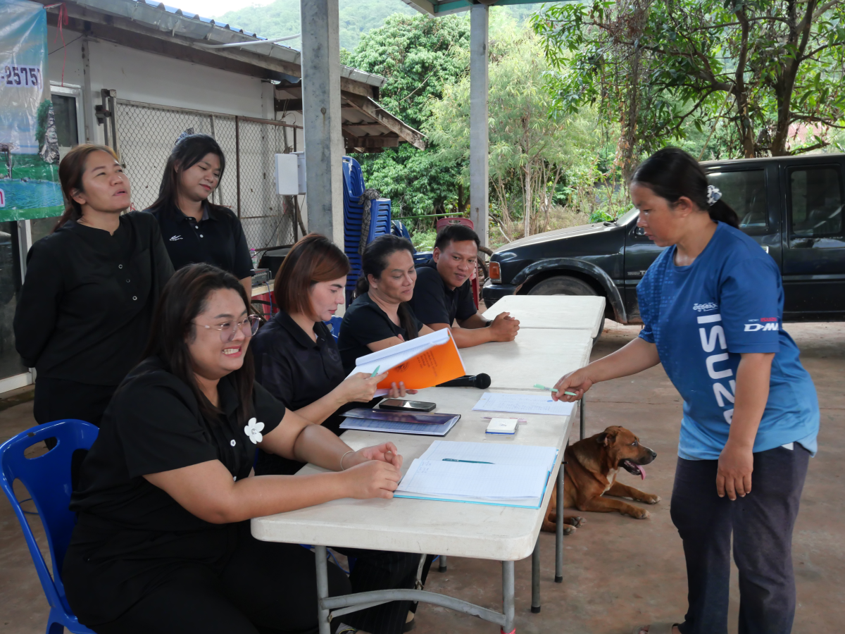 โครงการประชาคมแผนพัฒนาท้องถิ่น( พ.ศ.2571-2575)" ณ ศาลาประชาคม หมู่8 บ้านห้วยน้อย