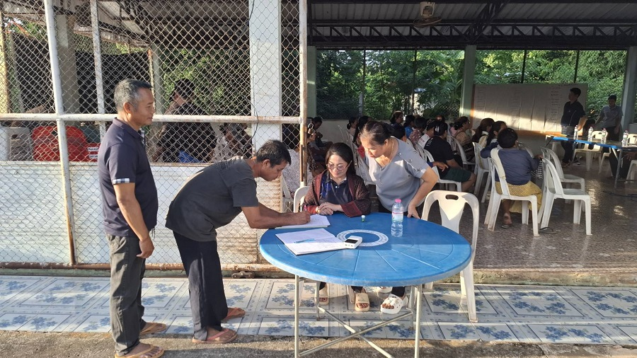 "โครงการประชาคมแผนพัฒนาท้องถิ่น( พ.ศ.2571-2575)" ณ ศาลาประชาคม หมู่16 บ้านเก้าสัมพันธ์